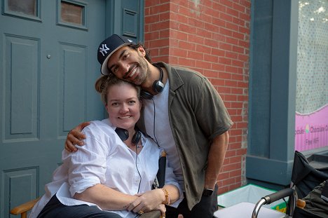 Colleen Hoover, Justin Baldoni - It Ends with Us - Tournage