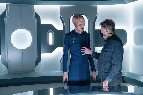 Doug Jones, Jonathan Frakes - Star Trek: Discovery - Lagrange Point - Forgatási fotók