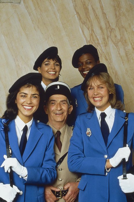 Elisabeth Etienne, Catherine Serre, Louis de Funès, Nicaise Jean-Louis, Sophie Michaud - O Gendarme e as 'Gendarmetas' - Promo
