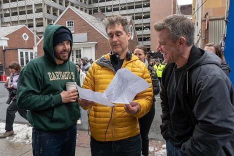 Casey Affleck, Doug Liman, Matt Damon - The Instigators - Van de set