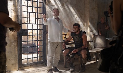 Ridley Scott, Paul Mescal - Gladiator II - Tournage