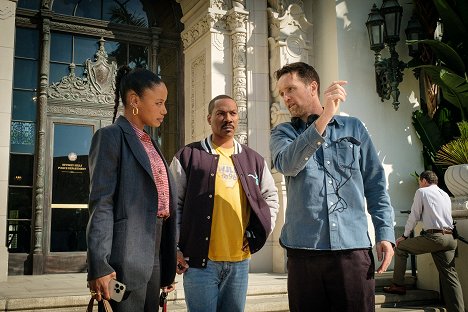 Taylour Paige, Eddie Murphy, Mark Molloy - Beverly Hills Cop: Axel F - Van de set