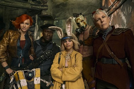 Cate Blanchett, Kevin Hart, Ariana Greenblatt, Florian Munteanu, Jamie Lee Curtis - Borderlands - Kuvat kuvauksista