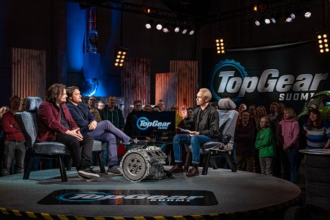 Ismo Leikola, Teemu Selänne, Christoffer Strandberg - Top Gear Suomi - Photos