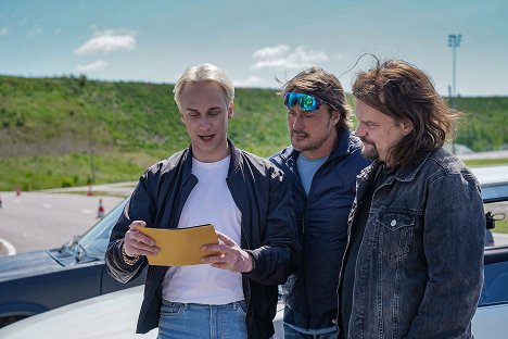 Teemu Selänne, Christoffer Strandberg, Ismo Leikola - Top Gear Suomi - Photos