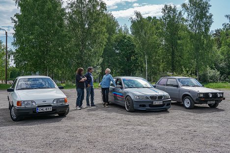 Ismo Leikola, Teemu Selänne, Christoffer Strandberg - Top Gear Suomi - Photos