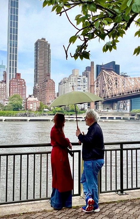 Julianne Moore, Pedro Almodóvar - La habitación de al lado - Del rodaje