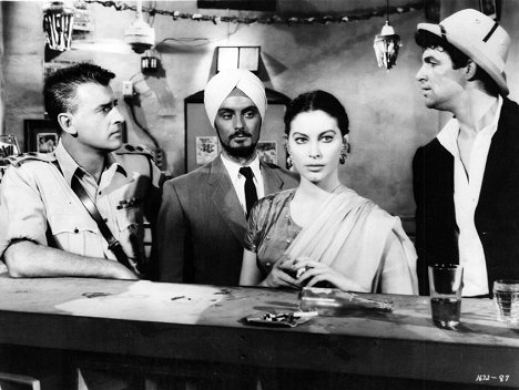 Stewart Granger, Francis Matthews, Ava Gardner, Bill Travers - Bhowani Junction - Photos