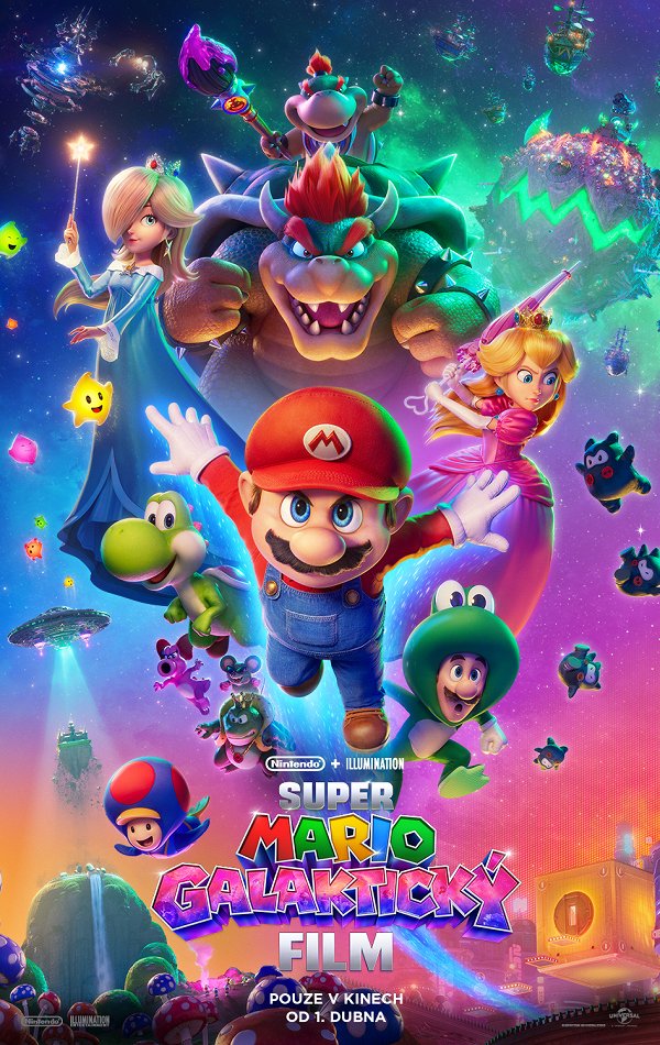Super Mario galaktický film — CineStar, Mladá Boleslav