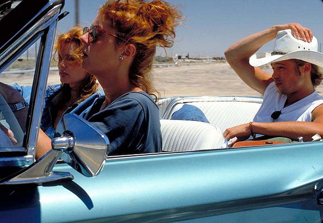 Thelma i Louise - Z filmu - Geena Davis, Susan Sarandon, Brad Pitt