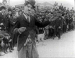 Chaplin v zábavním parku - Z filmu - Charlie Chaplin