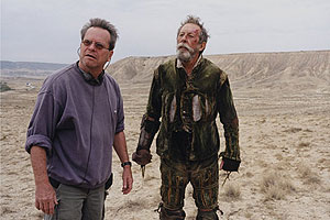 Zagubiony w La Manchy - Z filmu - Terry Gilliam, Jean Rochefort
