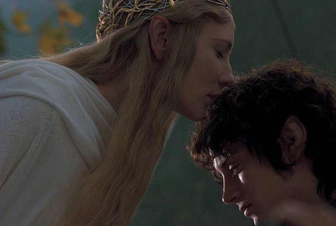 O Senhor dos Anéis: A Irmandade do Anel - Do filme - Cate Blanchett, Elijah Wood