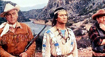 El asalto de los apaches - De la película - Stewart Granger, Pierre Brice, Milan Srdoc