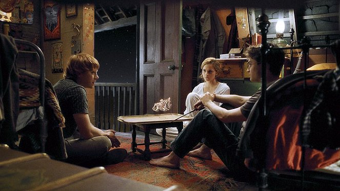 Harry Potter i Książę Półkrwi - Z filmu - Rupert Grint, Emma Watson, Daniel Radcliffe