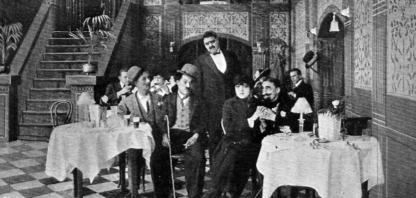 Ravintolailta - Kuvat elokuvasta - Ben Turpin, Charlie Chaplin