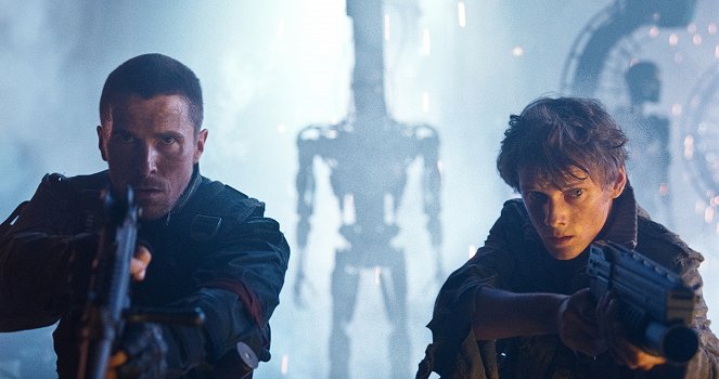 Terminator: Ocalenie - Z filmu - Christian Bale, Anton Yelchin
