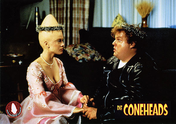 Coneheads - Cartes de lobby - Michelle Burke, Chris Farley