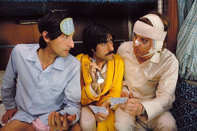 The Darjeeling Limited - Van film - Adrien Brody, Jason Schwartzman, Owen Wilson