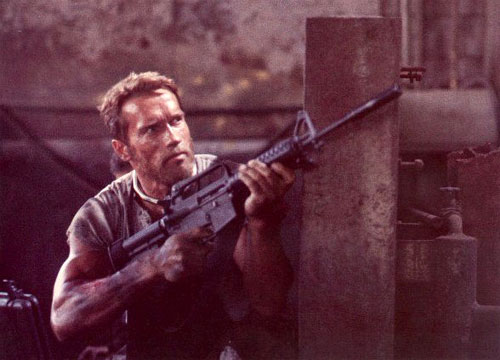 Běžící muž - Z filmu - Arnold Schwarzenegger