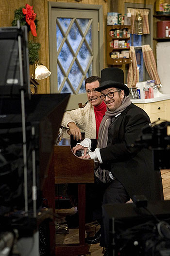A Colbert Christmas: The Greatest Gift of All! - Photos - Stephen Colbert, Elvis Costello