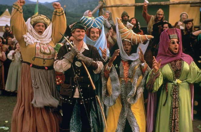 Robin Hood: Faceci w rajtuzach - Z filmu - Eric Allan Kramer, Cary Elwes, Matthew Porretta, Dave Chappelle, Mark Blankfield