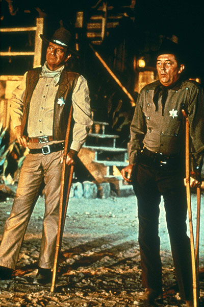 El Dorado - Z filmu - John Wayne, Robert Mitchum