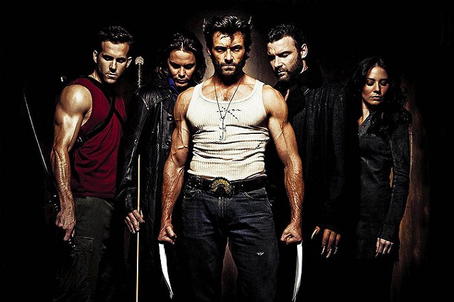 X-Men Origins: Wolverine - Werbefoto - Ryan Reynolds, Taylor Kitsch, Hugh Jackman, Liev Schreiber, Lynn Collins