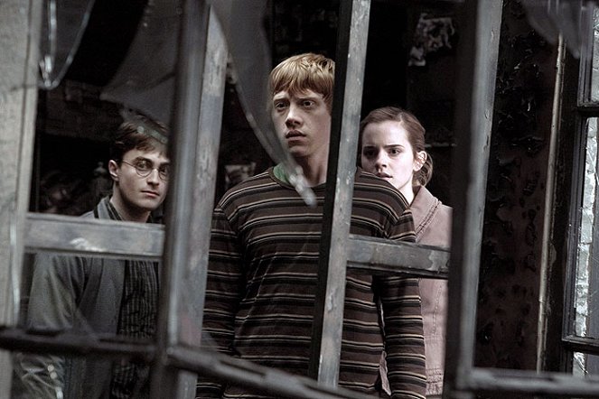 Harry Potter und der Halbblutprinz - Filmfotos - Daniel Radcliffe, Rupert Grint, Emma Watson