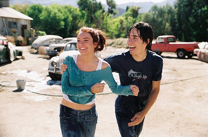 Kicsi kocsi - Tele a tank - Filmfotók - Lindsay Lohan, Justin Long