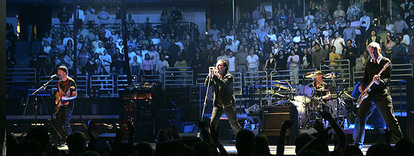 Vertigo 2005: U2 Live from Chicago - Photos - The Edge, Bono, Adam Clayton