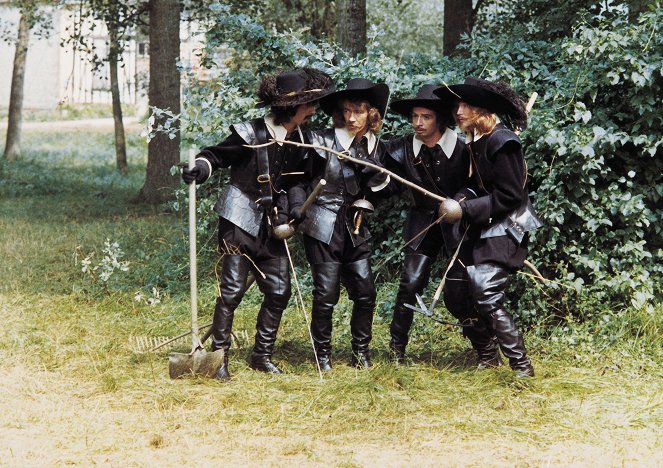 Die tollen Charlots - Wir Viere sind Musketiere - Filmfotos - Jean-Guy Fechner, Jean Sarrus, Gérard Rinaldi, Gérard Filippelli