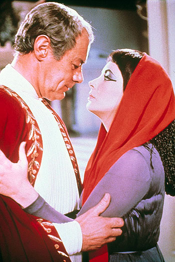Cleopatra - Filmfotos - Rex Harrison, Elizabeth Taylor