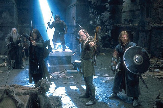 O Senhor dos Anéis: A Irmandade do Anel - Do filme - Ian McKellen, Viggo Mortensen, John Rhys-Davies, Orlando Bloom, Sean Bean