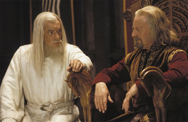 The Lord of the Rings: The Two Towers - Van film - Ian McKellen, Bernard Hill