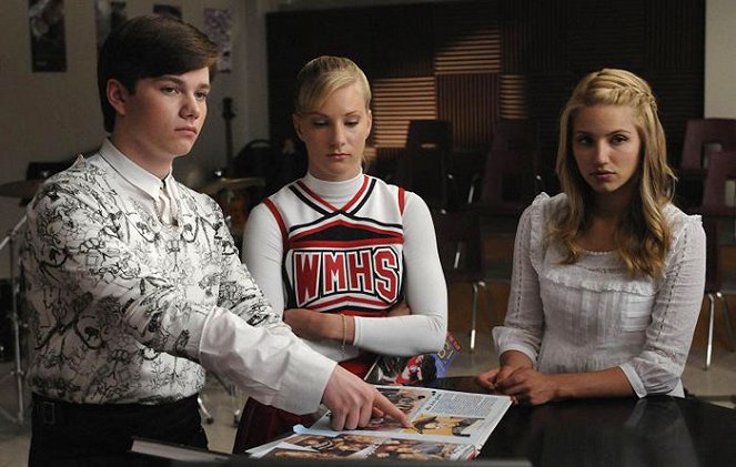 Glee - Photos - Chris Colfer, Heather Morris, Dianna Agron