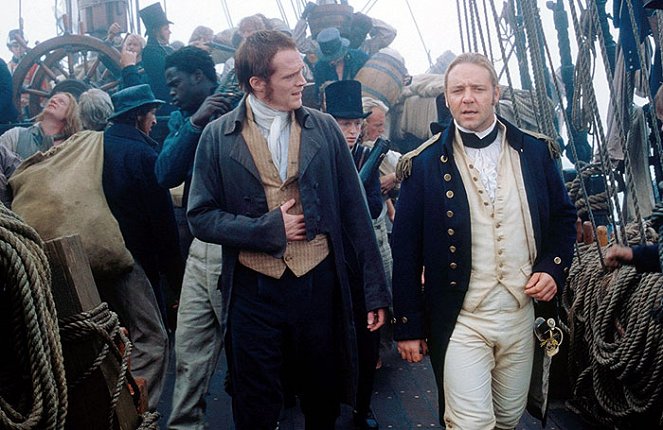 Kapitány és katona: A világ túlsó oldalán - Filmfotók - Paul Bettany, Russell Crowe