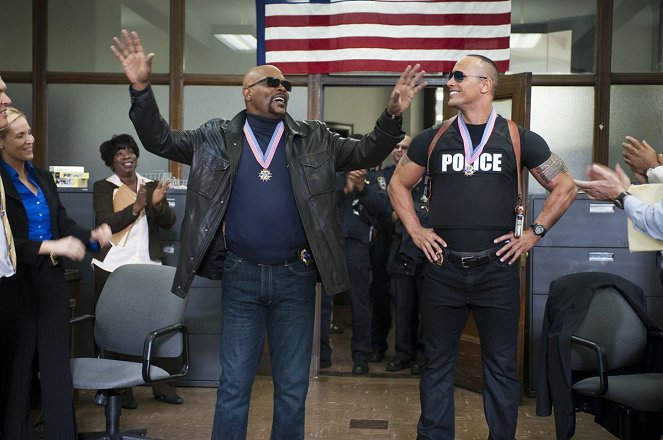 Die etwas anderen Cops - Filmfotos - Samuel L. Jackson, Dwayne Johnson