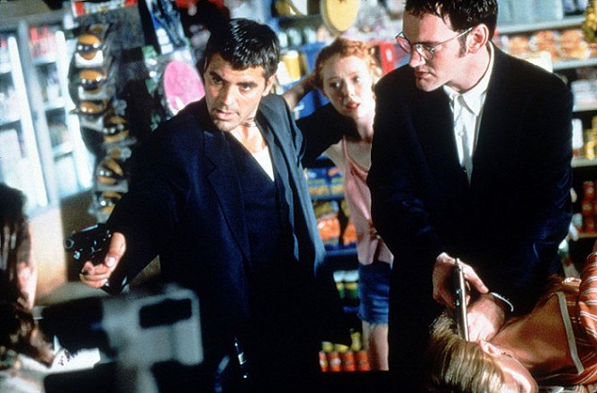 Od súmraku do úsvitu - Z filmu - George Clooney, Quentin Tarantino