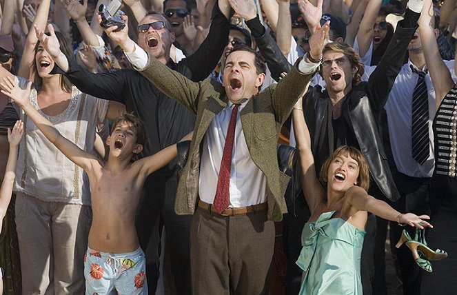 Mr. Bean em Férias - Do filme - Maxim Baldry, Karel Roden, Rowan Atkinson, Willem Dafoe, Emma de Caunes