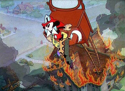 Mickey's Fire Brigade - Do filme