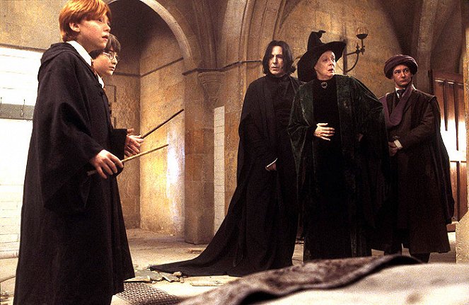 Harry Potter à l'école des sorciers - Film - Rupert Grint, Daniel Radcliffe, Alan Rickman, Maggie Smith, Ian Hart