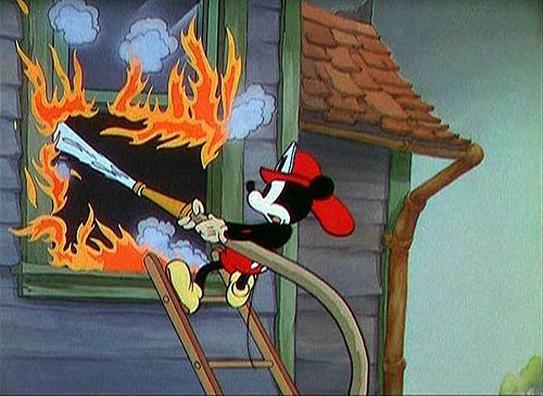 Mickey's Fire Brigade - Van film