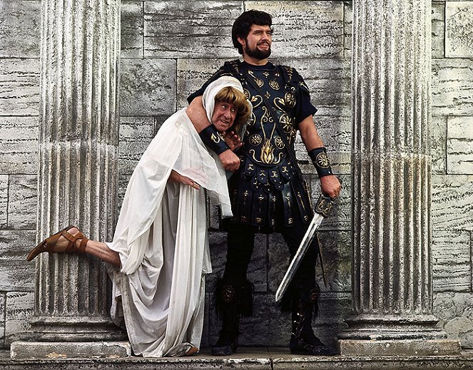 Toll trieben es die alten Römer - Werbefoto - Jack Gilford, Leon Greene