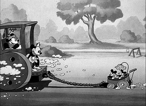 Mickey's Steamroller - Film