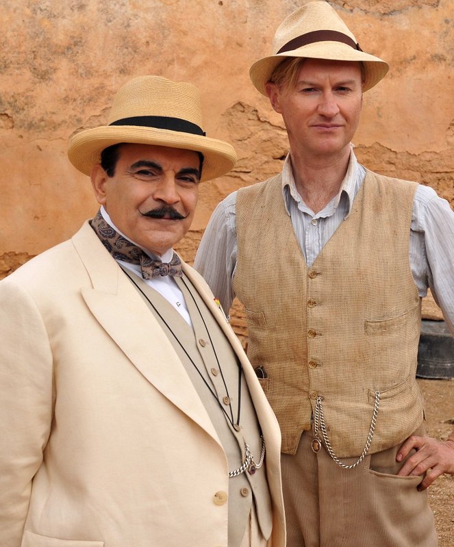 Agatha Christie: Poirot - Season 11 - Appointment with Death - Photos - David Suchet, Mark Gatiss