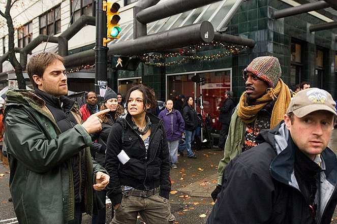 Bataille à Seattle - Tournage - Stuart Townsend, Michelle Rodriguez, André Benjamin