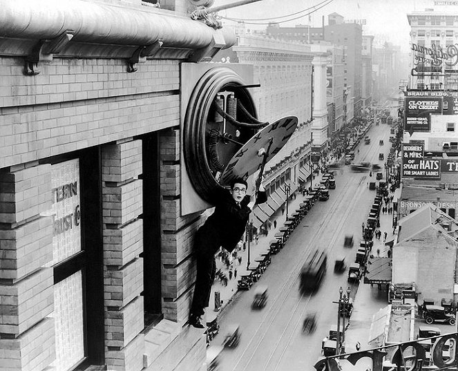 El hombre mosca - De la película - Harold Lloyd