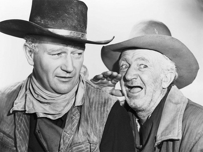 Vörös folyó - Promóció fotók - John Wayne, Walter Brennan