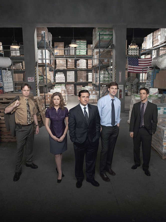 The Office (U.S.) - Season 5 - Promoción - Rainn Wilson, Jenna Fischer, Steve Carell, John Krasinski, B.J. Novak